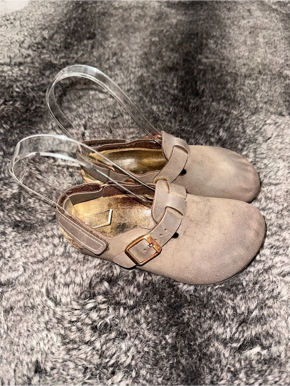 Birkenstock Mocha Brown Tokio Birkibuc® Backstrap Clogs Toodler Sz 10-10.5 Boho
